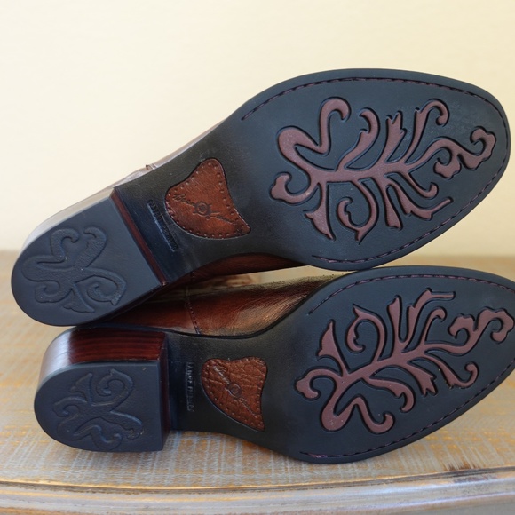 Born Byrne Brown Western Boot Size 6.5M - Picture 9 of 13